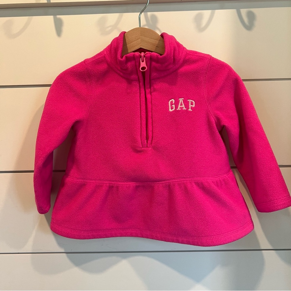 GAP Kids Bright Pink Fleece Sweatshirt